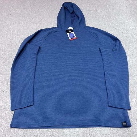 Zeroxposer Hoodie Men’s Blue Long Sleeve Pullover Size XL NWT - Picture 1 of 11